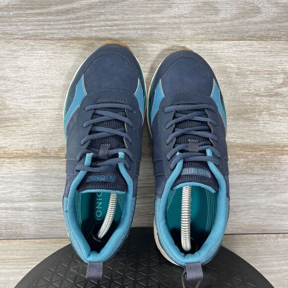 Vionic Women's Drift Zanny Waterproof Lace-Up Active Blue Sneakers Size 8 - Picture 7 of 13